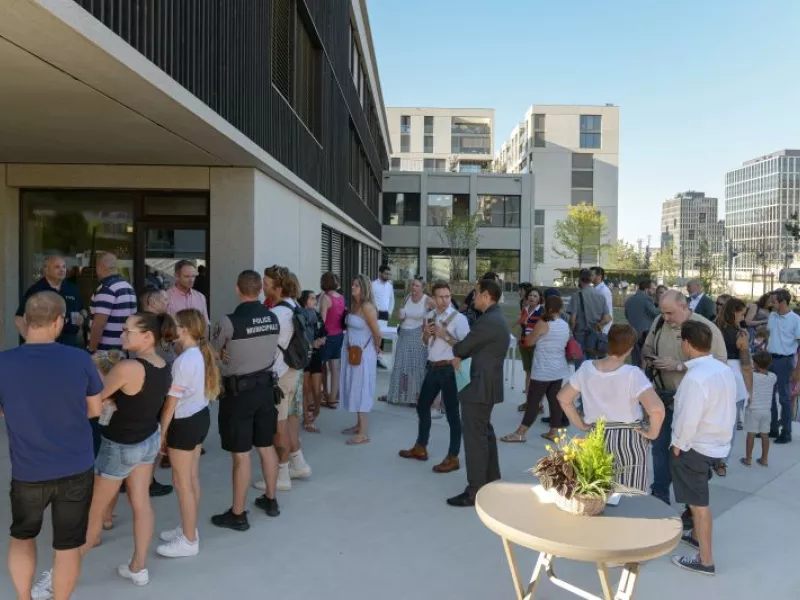 Inauguration de l'école du Pont-Rouge en images
